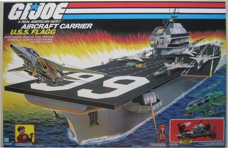 GI Joe Toys - USS FLAGG (Aircraft Carrier)