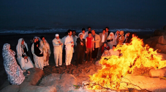 Jumping Over Fire | Persian Ceremony | On the Last Wednesday of The Year