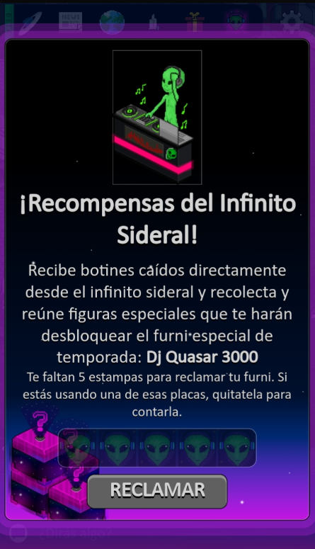 DJ Quasar 3000 claim tab
