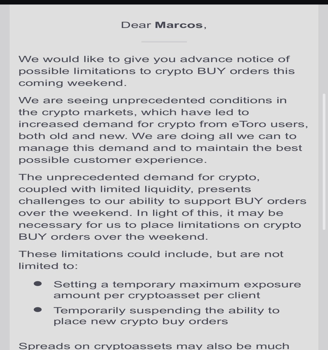 crypto demand