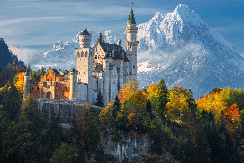 Neuschwanstein Castle, Germany (1868)