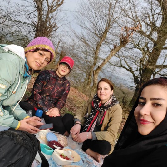 Morning Hike among Lady Friends, Photography of Nature