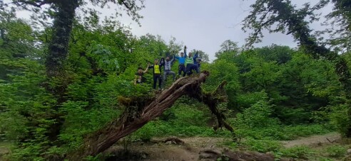 Cycling And Discovering A New Village Deep in The Forest