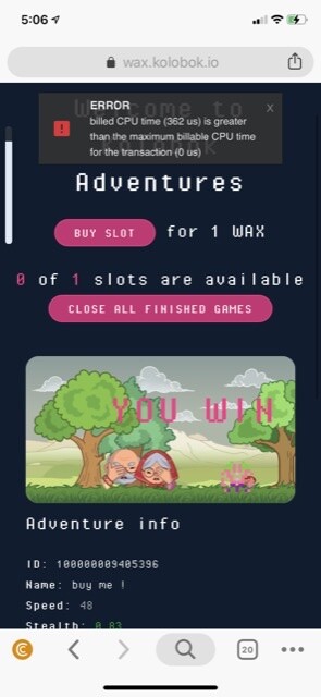 Here is an example of a game associated with Atomic. Notice on the top part…