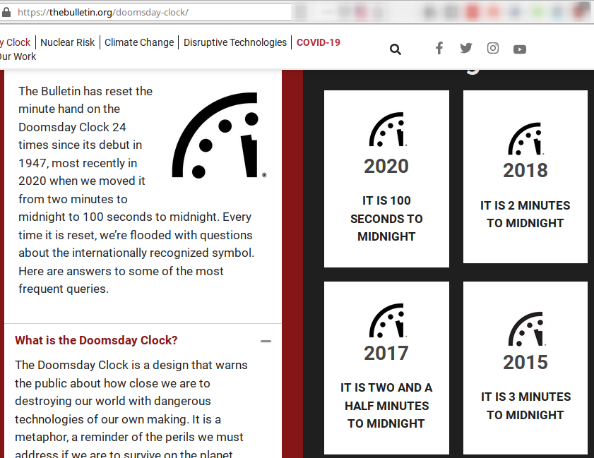Doomsday Clock