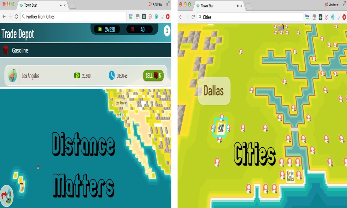 Distance, Cities