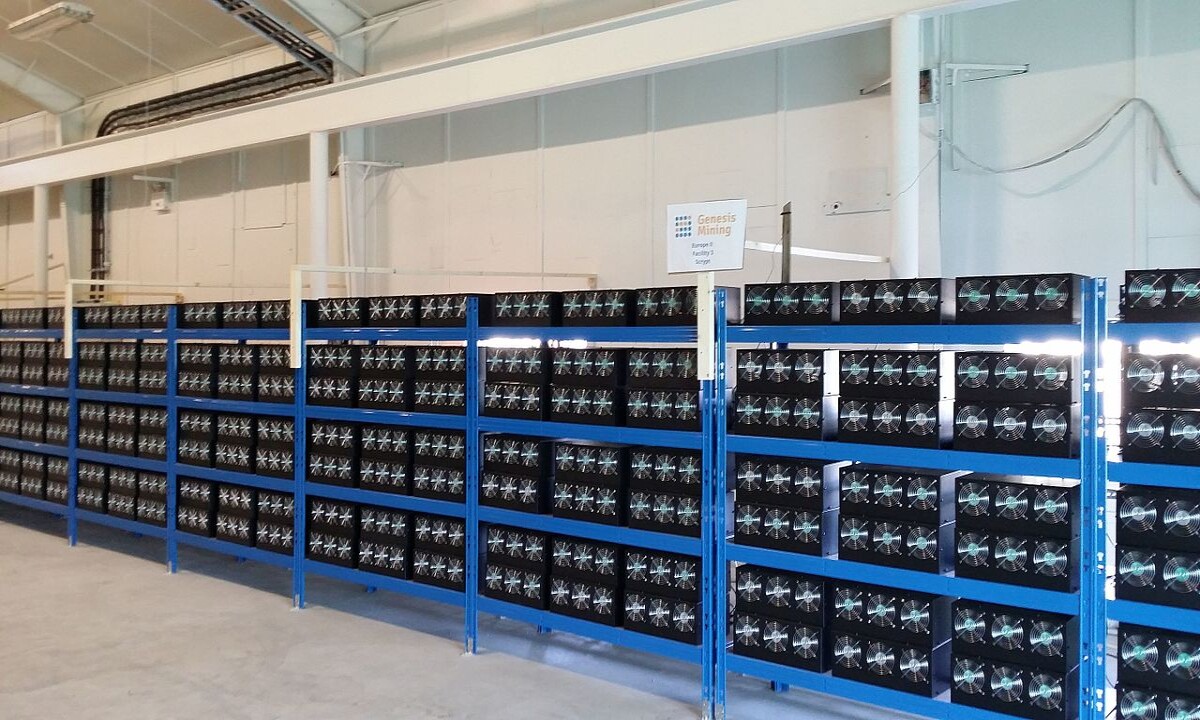Bitcoin mining farm