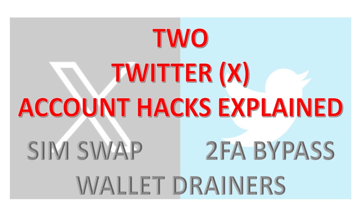 Curated visual reference: Protecting Your Twitter Account From Hacking Reference: Two More Twitter X Accounts Hacked