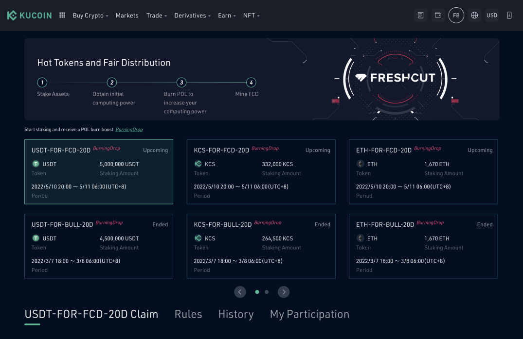 BurningDrop on KuCoin