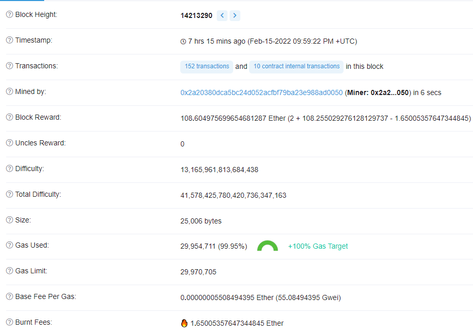 First Block in the Chain