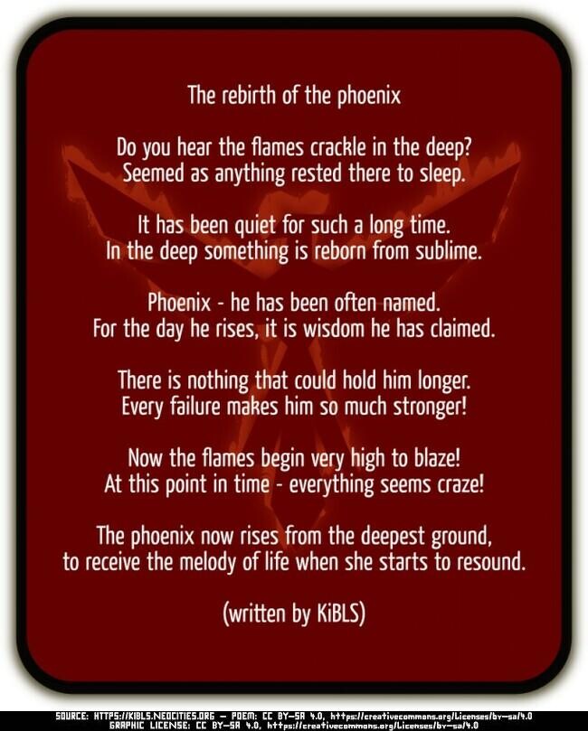 The rebirth of the phoenix