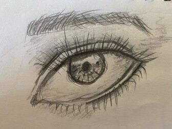 Eye - pencil sketch from 2018