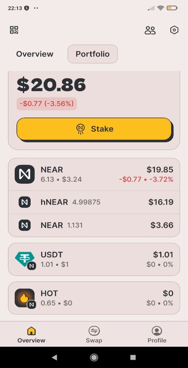 App Wallet with Exchange &amp; Staking