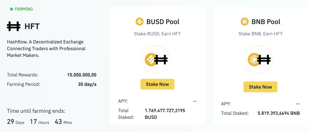 Hashflow HFT on Binance Launchpool