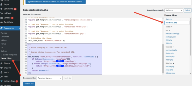 functions.php file wordpress