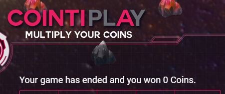 You lose