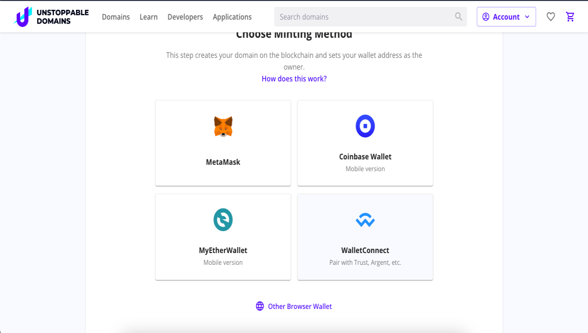 unstoppable domains
