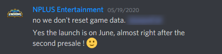 image of NPLUS Entertainment specify launch date of the game