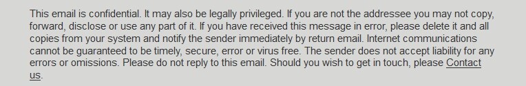 HSBC email blurb