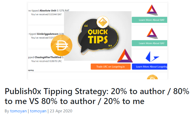 tip strategy