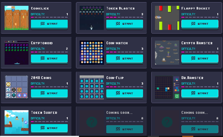 Games Selection
