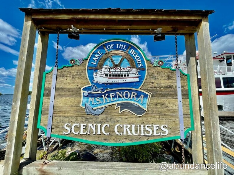 My nice Kenora scenic cruise