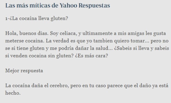 Pregunta sin sentido