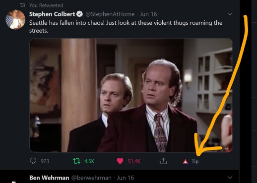 twitter tipping
