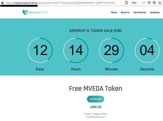 Airdrop Token Sale – MedicalVEDA
