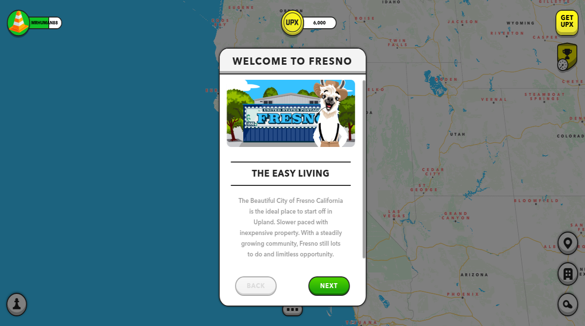 Upland start Fresno splash screen