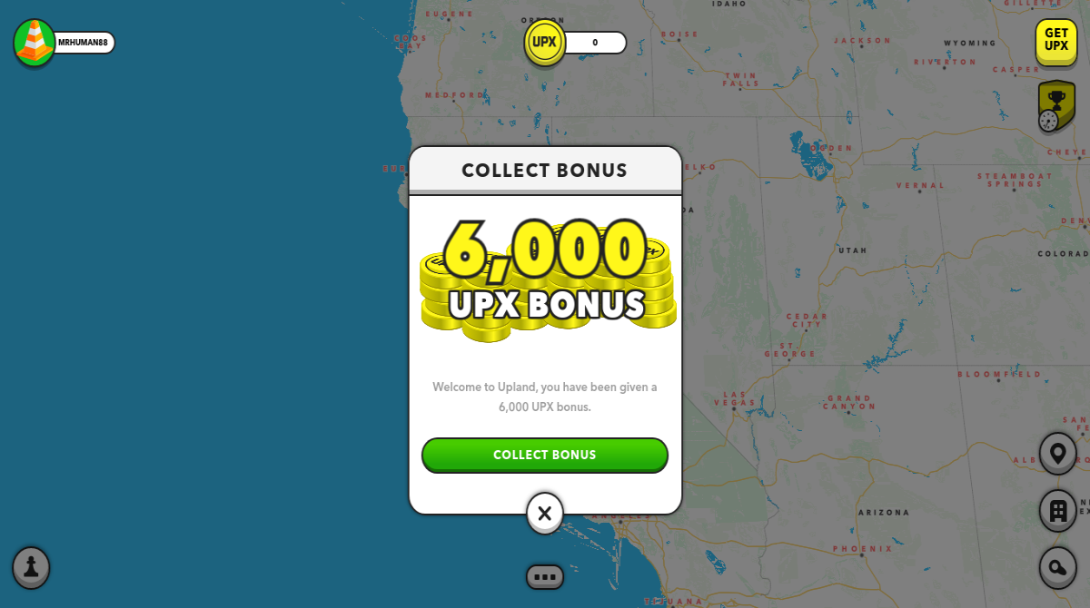 upland referreal bonus 6000 upx