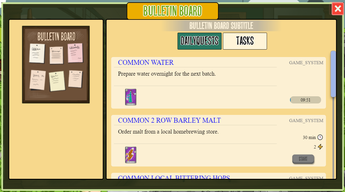 Bulletin Board