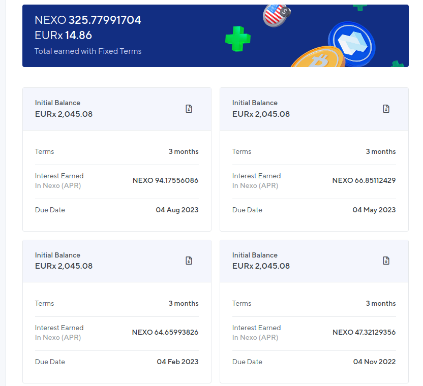 Nexo Interest