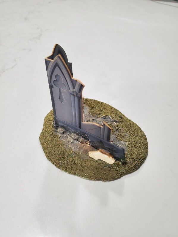 A Gothic Cathedral used for tabletop war gaming (WH40k)