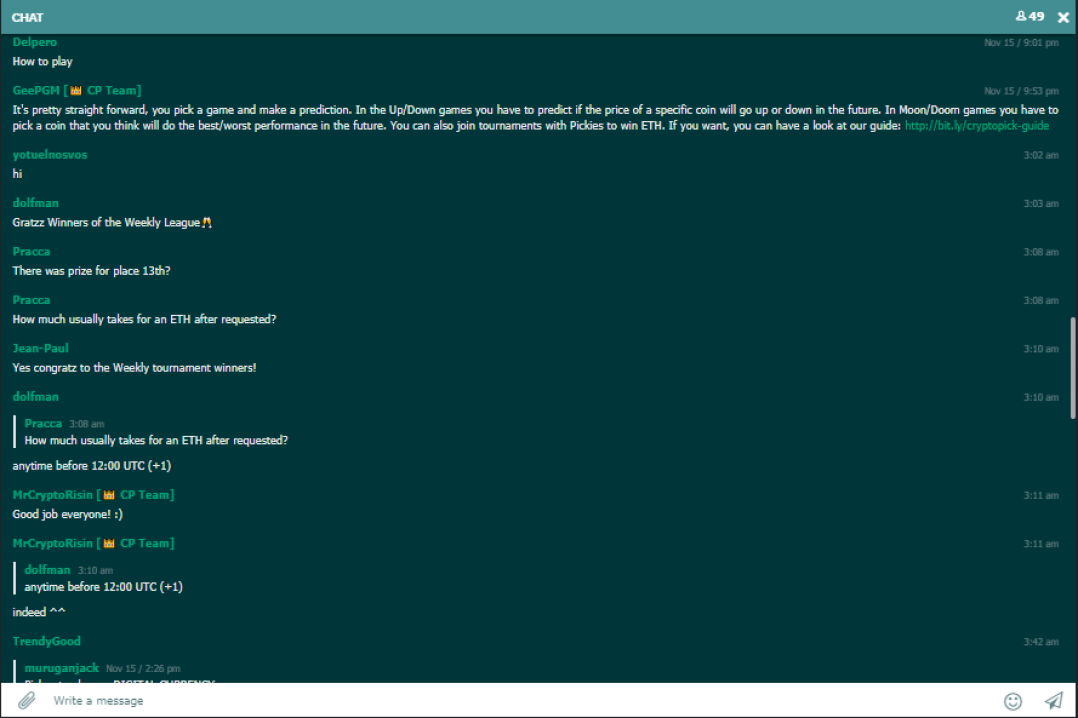 chat room