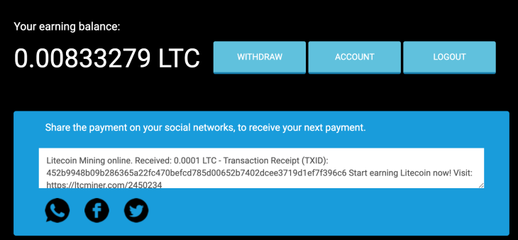 My account