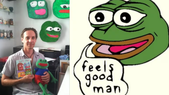 Pepe and creator Matt