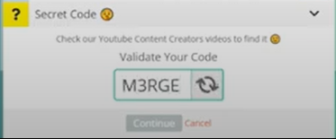 the code is M3RGE