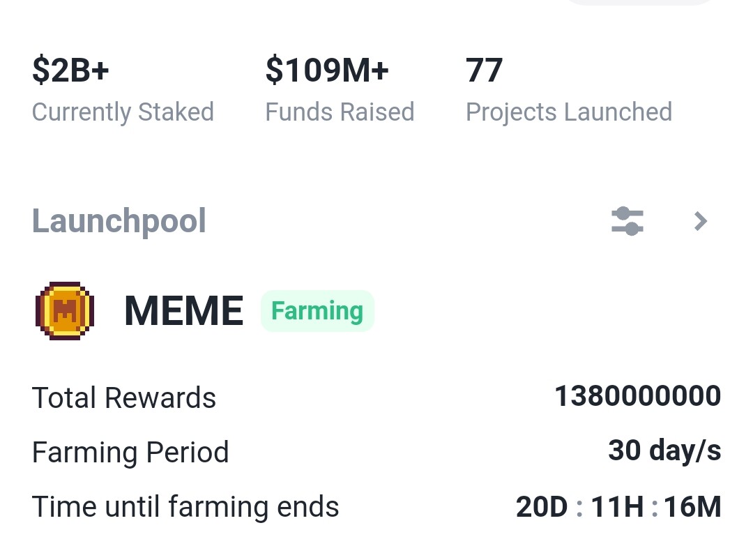 Binance Launchpad lists Memecoin