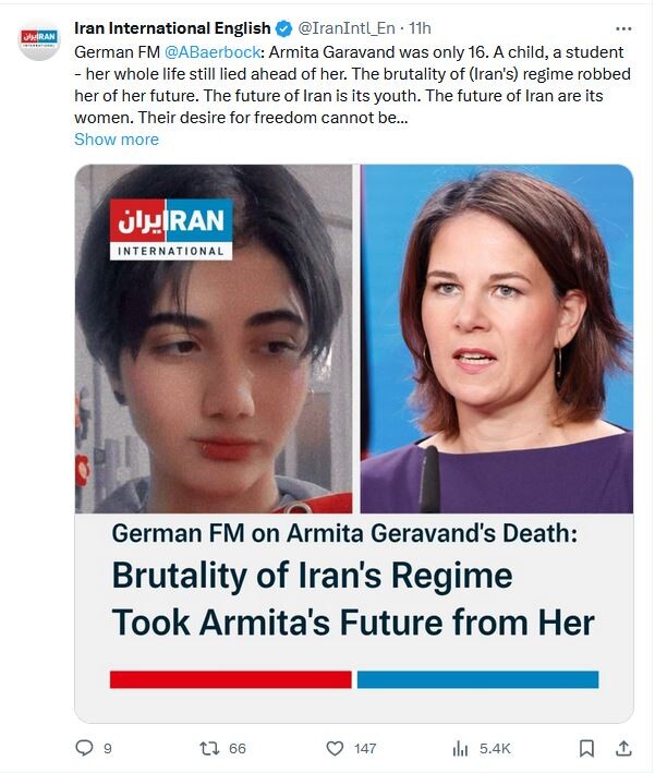 Armita's Last Video Is All The Reason to Fight Harder
