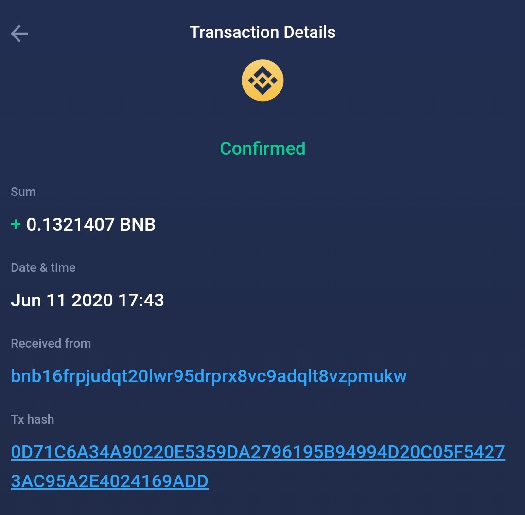 Atomic Wallet History Details
