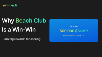 How to Get Paid in DeFi Without Trading or Staking: Beach Club is a Win Win