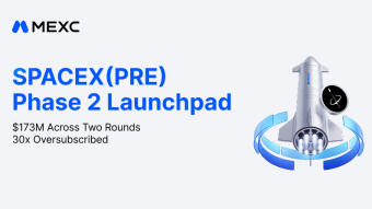 MEXC SPACEX(PRE) Launchpad Subscriptions Exceed $173M Across Two Phases