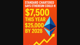 Standard Chartered Says Ethereum Could Hit $7,500 This Year and $25,000 by 2028 — Here’s Why the Market is Losing Its Mind