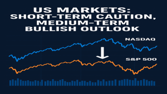 US Markets: Short-Term Caution, Medium-Term Bullish Outlook with Key Nasdaq and S&P Targets