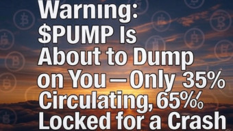 Warning: $PUMP Is About to Dump on You — Only 35% Circulating, 65% Locked for a Crash