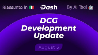 Dash_ 5 Agosto 2025 — Aggiornamenti sugli sviluppi della Dash Core Group (DCG)