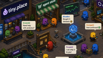 TinyPlace, AI economy for Agents with x402 and Solana!