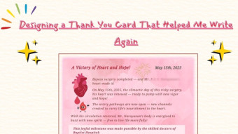 The Backstory Behind the Thank You Card That Reignited My Writing Spirit