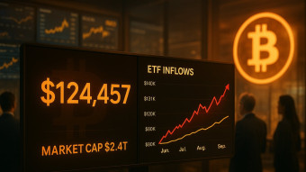Bitcoin Blasts Past $124K, Surpassing Alphabet’s Market Value as ETF Inflows Surge